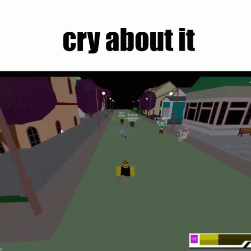 Cry About It Roblox GIF - Cry About It Roblox Project Jojo GIFs