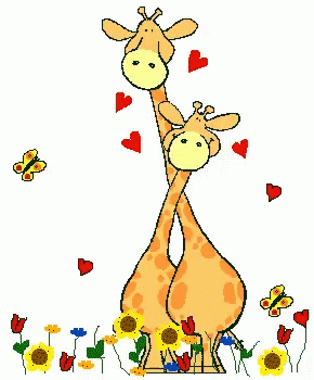 Heart Hug GIF - Heart Hug Giraffe GIFs