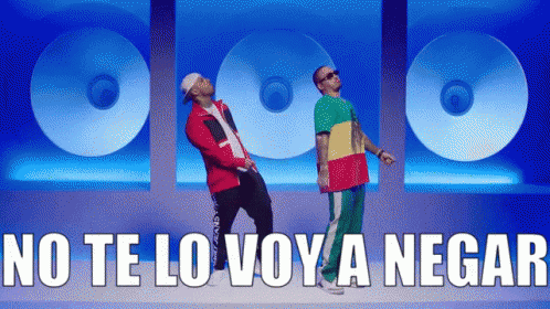 J Balvin Y Nicky Jam Bailando GIF - No Te Lo Voy A Negar J Balvin Nicky Jam GIFs