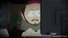 South Park Typing GIF - South Park Typing Gamer GIFs