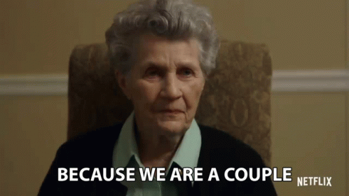 Because We Are A Couple Were Together GIF - Because We Are A Couple Were Together Love GIFs