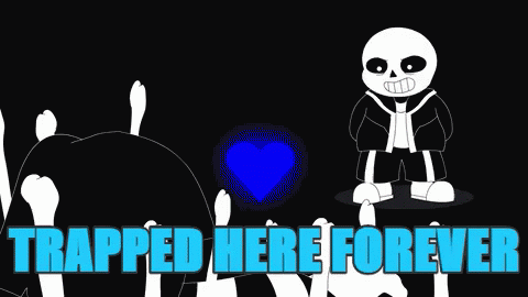 Undertale Sans GIF - Undertale Sans Trapped Here Forever GIFs
