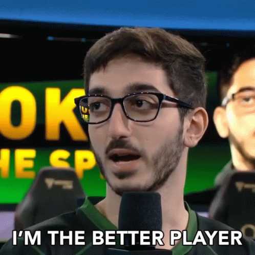 Im The Better Player Confident GIF - Im The Better Player Confident Better Player GIFs