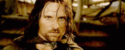 a man with long hair and a beard is wearing a scarf around his neck and looking at the camera .