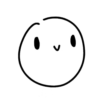a black and white drawing of an angry smiley face with the word no written below it .