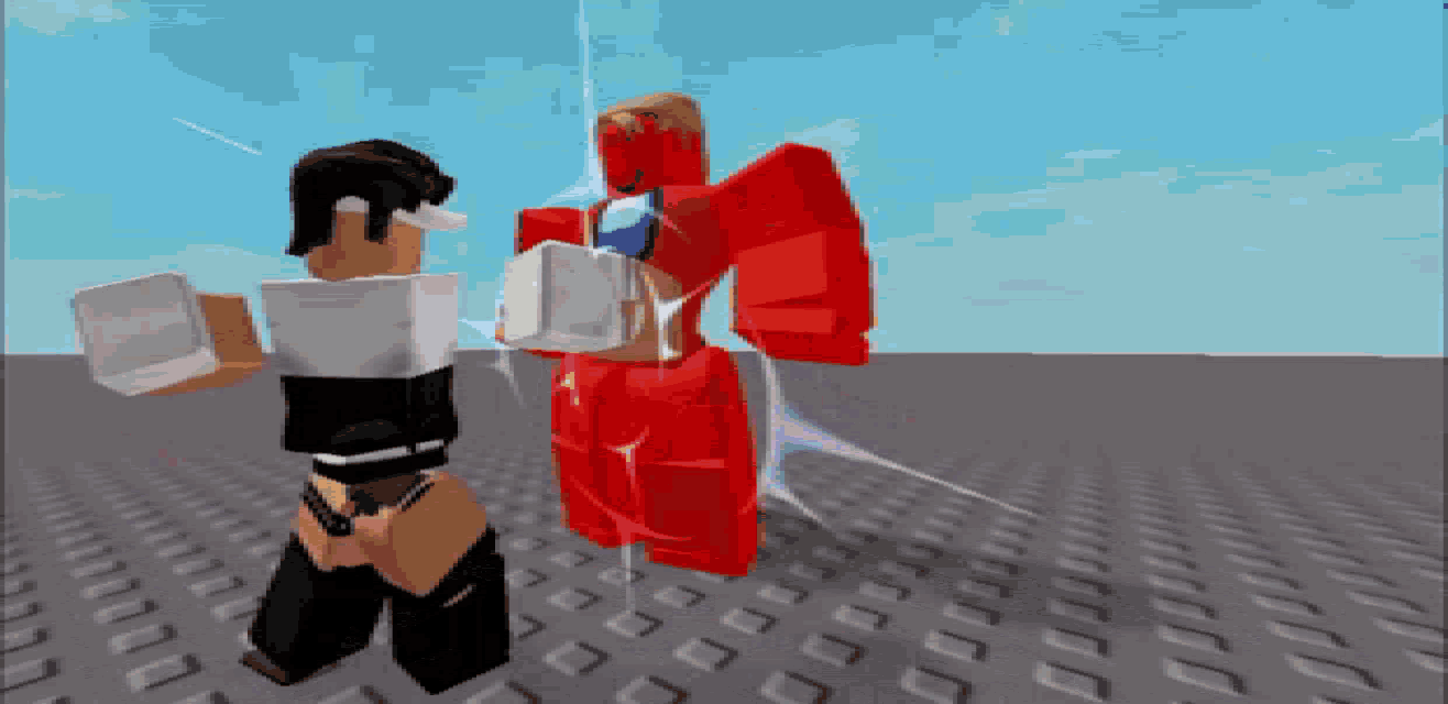 a man and a woman are standing next to each other in a game