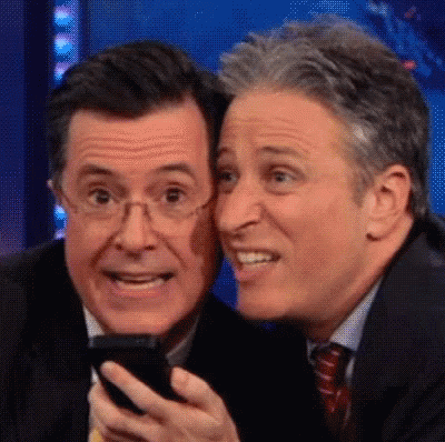 Jon Stewart Prank Call GIF - Jon Stewart Prank Call Stephen Colbert GIFs