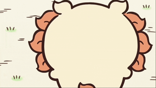 a cartoon of a lion reading a book with chinese writing