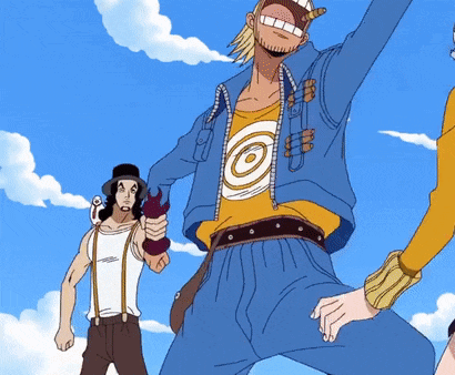 a man in a yellow shirt with a target on it is jumping in the air