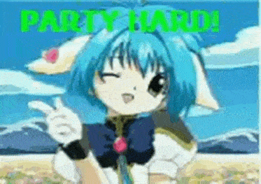 Anime Party GIF - Anime Party Party Hard GIFs