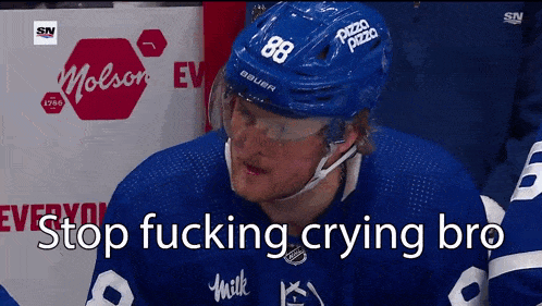 Nylander William Nylander GIF - Nylander William Nylander Stop Crying GIFs
