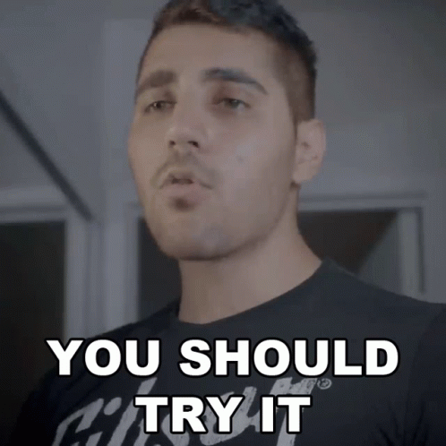 You Should Try It Rudy Ayoub GIF - You Should Try It Rudy Ayoub Give It A Try GIFs