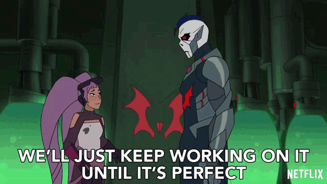 Well Just Keep Working On It Until Its Perfect Entrapta GIF - Well Just Keep Working On It Until Its Perfect Entrapta Hordak GIFs