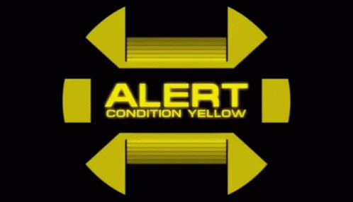 Yellow Alert Condition Yellow GIF - Yellow Alert Condition Yellow Yellow GIFs