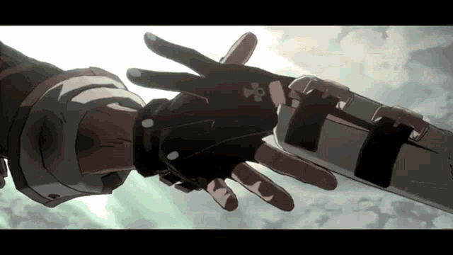 two people are holding hands in a video game .