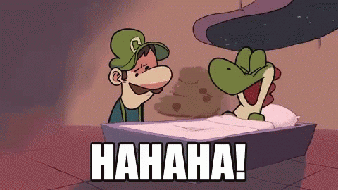 Luigi Yoshi GIF - Luigi Yoshi Owned GIFs