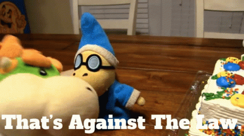 Sml Bowser Junior GIF - Sml Bowser Junior Thats Against The Law GIFs
