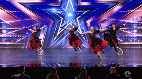 Unicycle Americas Got Talent GIF - Unicycle Americas Got Talent Spinning GIFs