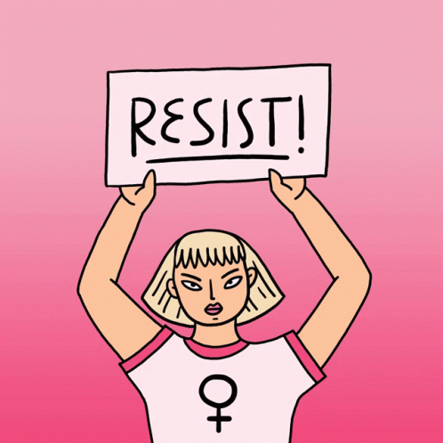 Resist Feminist GIF - Resist Feminist Feminism GIFs