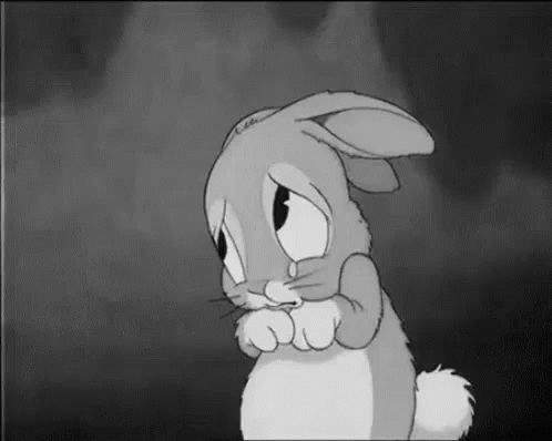 Thỏ Xinlỗi Nướcmắt Buồn Khóc GIF - Bunny Sorry Rabbit GIFs