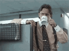 Office Space Coffee GIF - Office Space Coffee Nod GIFs
