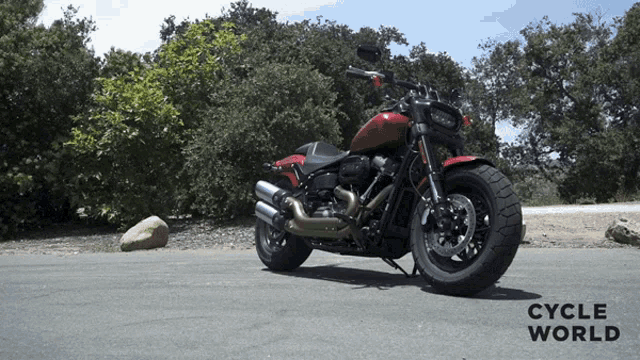 Harley Davidson Fat Bob114 Motorcycle GIF