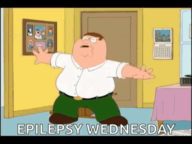 Epilepsy Peter Griffin GIF - Epilepsy Peter Griffin Bird Is The Word GIFs