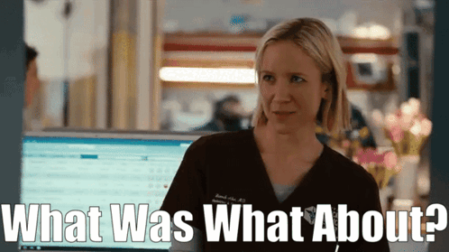 Chicago Med Hannah Asher GIF - Chicago Med Hannah Asher What Was What About GIFs