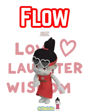 a cartoon girl wearing a red headband that says ' schotita ' on it