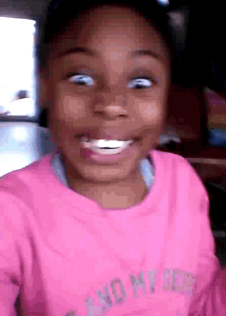 a girl wearing a pink shirt that says " and my girl "