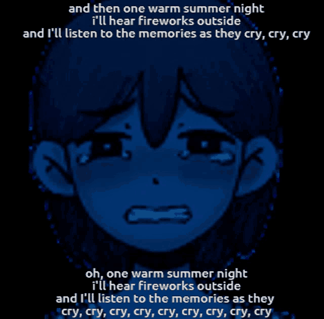 a drawing of a girl with the words " and then one warm summer night "