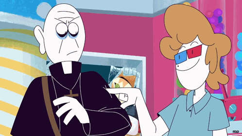 Spooky Month Yes Question Mark GIF - Spooky Month Yes Question Mark Father Gregor GIFs