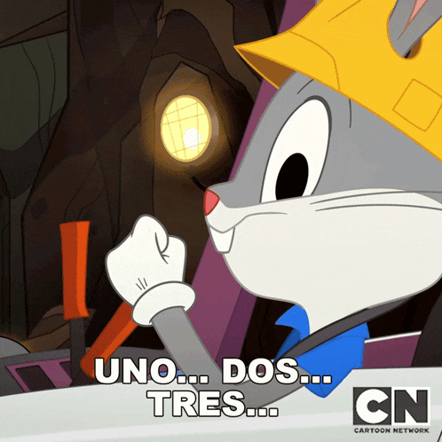 Uno Dos Tres Bugs Bunny GIF - Uno Dos Tres Bugs Bunny Bugs Y Sus Amigos A La Obra GIFs