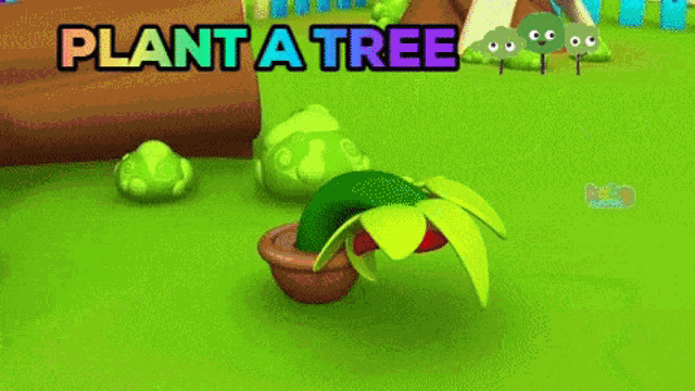 Baby Animals Plant A Tree GIF - Baby Animals Plant A Tree Monkey GIFs