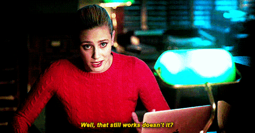 Riverdale Betty Cooper GIF - Riverdale Betty Cooper Well That Still Works Doesnt It GIFs