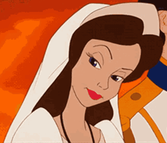 a cartoon of a woman in a white wedding dress