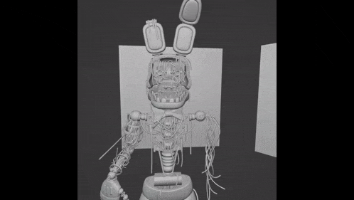 a 3d model of bonnie the bunny from five nights at freddy 's .