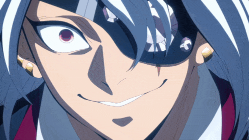 a close up of a man 's face with a mask on