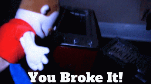 Sml Marvin GIF - Sml Marvin You Broke It GIFs