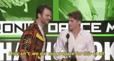 We Did Not Prepare For This GIF - The Chainsmokers Am As Live Am As GIFs