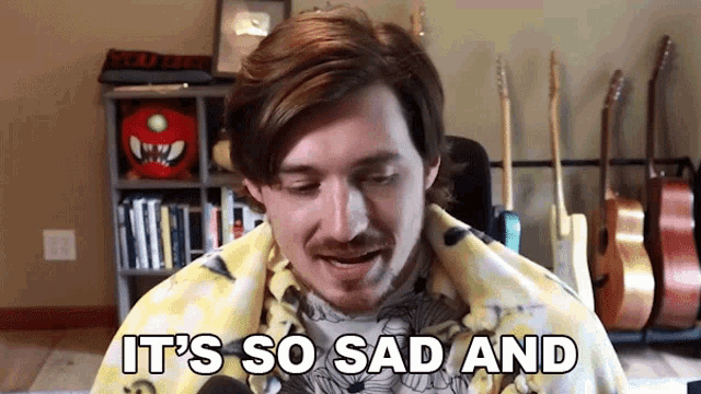 Its So Sad And Depressing Aaron Brown GIF - Its So Sad And Depressing Aaron Brown Bionicpig GIFs