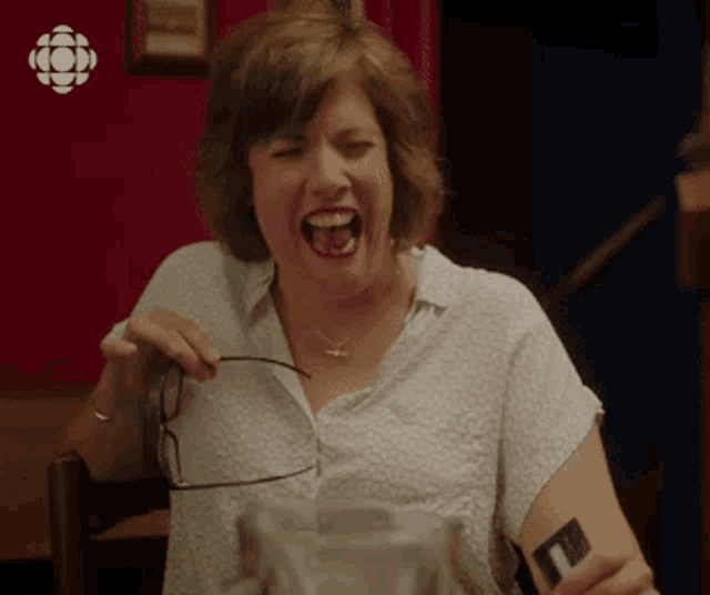Laughing Hysterically Laughing GIF - Laughing Hysterically Laughing Cbc GIFs