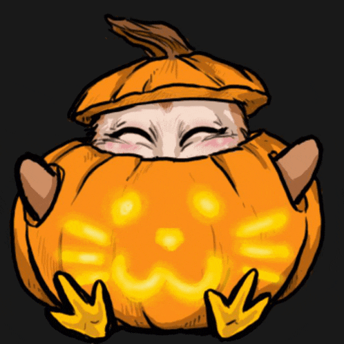 a drawing of a cat in a pumpkin with a smiley face on it