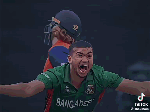 Taskin Ahmed Tazim Taskin Tazim GIF - Taskin Ahmed Tazim Taskin Tazim Bangladesh Cricket GIFs