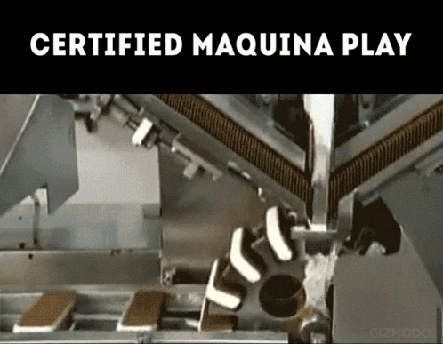 a machine that is certified maquina play is moving