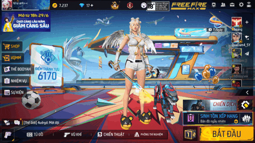 a screen shot of a game called free fire