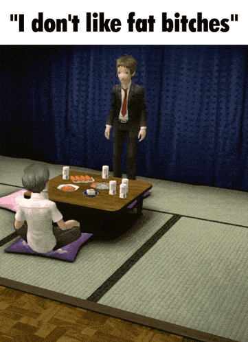 I Don'T Like Fat Bitches Adachi GIF