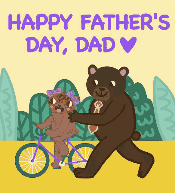 Happy Fathers Day Greeting GIF - Happy Fathers Day Greeting Bear GIFs