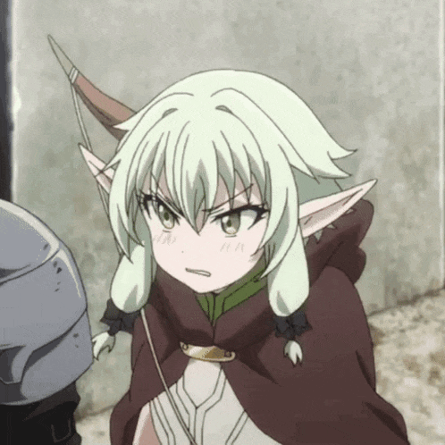 a girl with a bow and arrow on her head