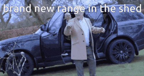 Pete And Bas Range Rover GIF - Pete And Bas Range Rover Dents In A Peugeot GIFs
